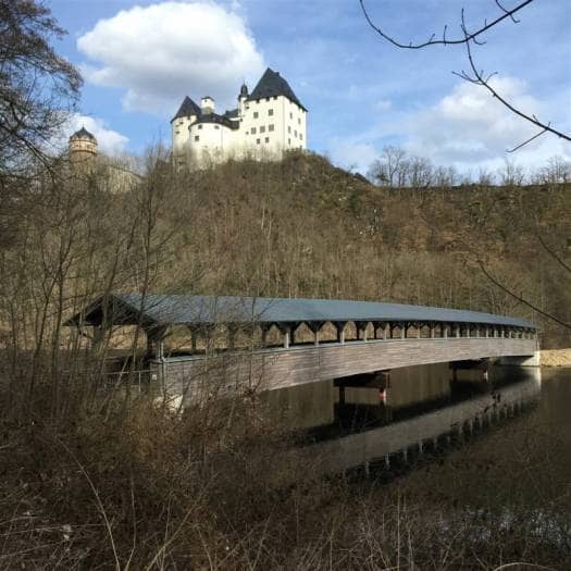 Ausflugsziel - Schloss Burgk im thüringischen Vogtland - Burgen und Schlösser im Vogtland