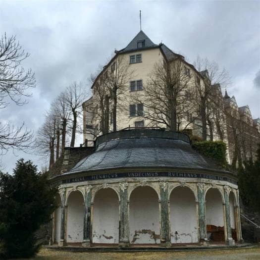 Ausflugsziel - Oberes Schloss in Greiz / Vogtland / Thüringen