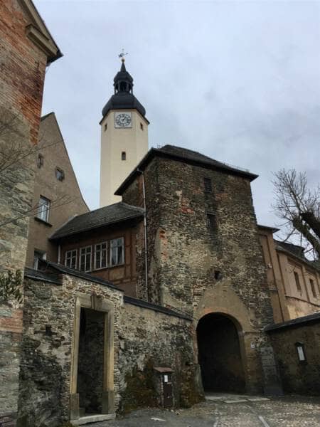 Ausflugsziel - Oberes Schloss in Greiz / Vogtland / Thüringen