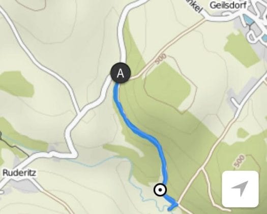 Geodaten hinterlegt bei Komoot - Wanderung zur Schafbrücke im Kemnitzbachtal | Vogtland