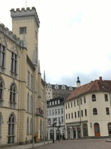 Ausflugstipp im Vogtland / Thüringen – Stadtrundgang in Greiz - Rathaus 