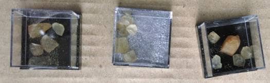 Sächsische Diamanten - Topas gewonnen aus dem Felsen in Schneckenstein