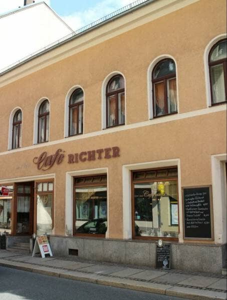 Kaffeehausflair m Café Richter in Reichenbach / Vogtland / Sachsen