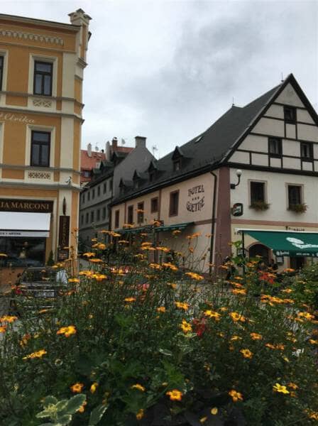 Ausflug nach Loket bei Karlsbad in Tschechien