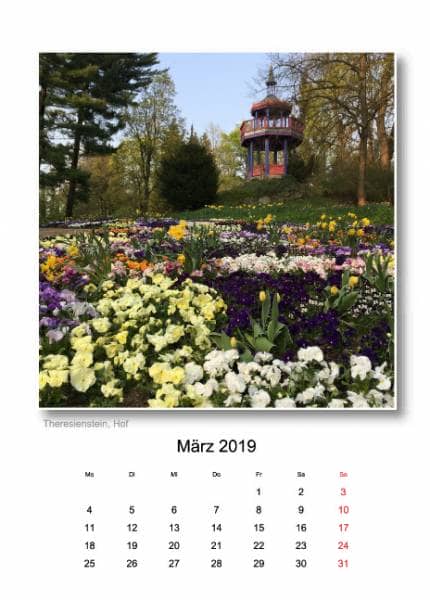 Vogtland Kalender 2019
