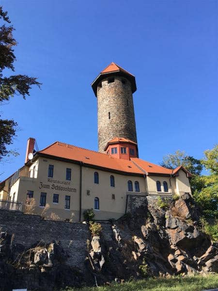 Der Schlossturm in Auerbach / Vogtland / Sachsen