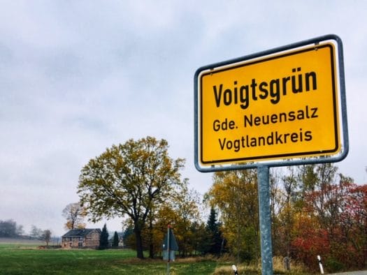 Voigtsgrün - ein typischer Ortsname im Vogtland