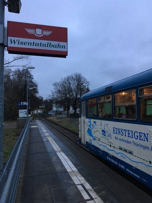 nostalgische Bahnfahrt mit der Wisentatalbahn von Sachsen nach Thüringen und wieder zurück