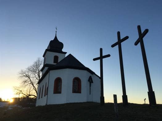 Ein wunderbarer Ausflug - die Kapelle in Heinersgrün