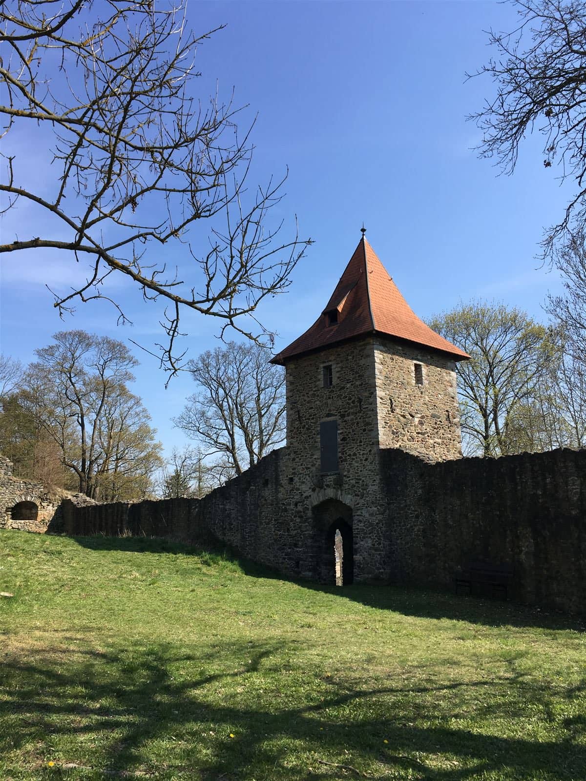 Ausflug zur Ruine der Burg Wiedersberg im Vogtland / Sachsen
