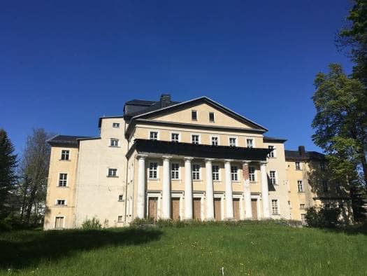 Ausflug: Landschaftspark Ebersdorf - Thüringen - nahe der Bleilochtalsperre - Schloss