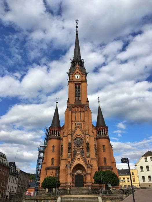 Die Stadtkirche St. Wenzel in Mylau