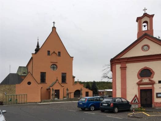 Kloster und Barockkapelle in Sokolov