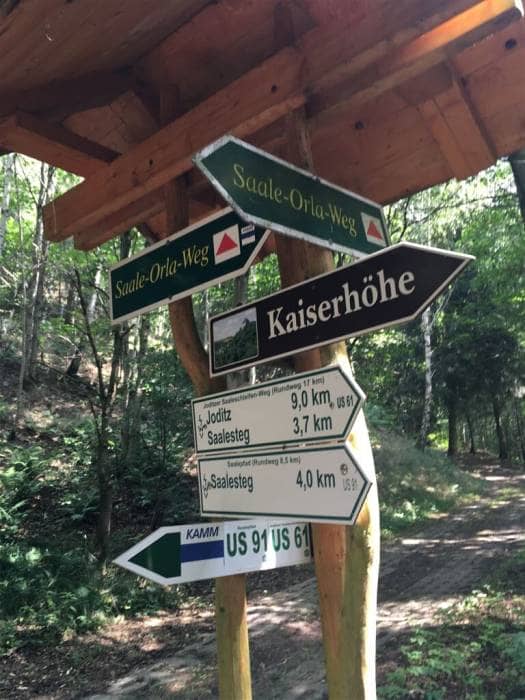 Ausflug - Wandern rund um Hirschberg in Thüringen