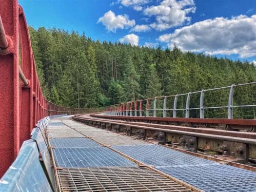 Wanderung zur Ziemestalbrücke in Thüringen