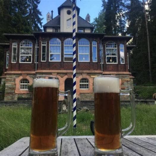 Biergarten Waldquelle Ausflug in Bad Elster